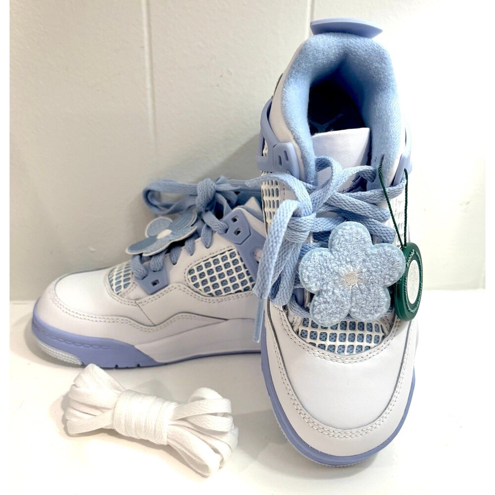 Air Jordan 4 Retro forget Me Not BRAND NEW youth 13